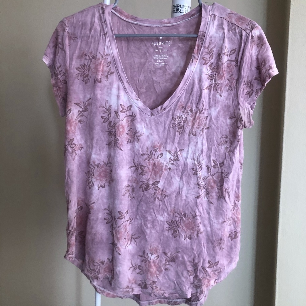 Soft Pink Floral T-shirt